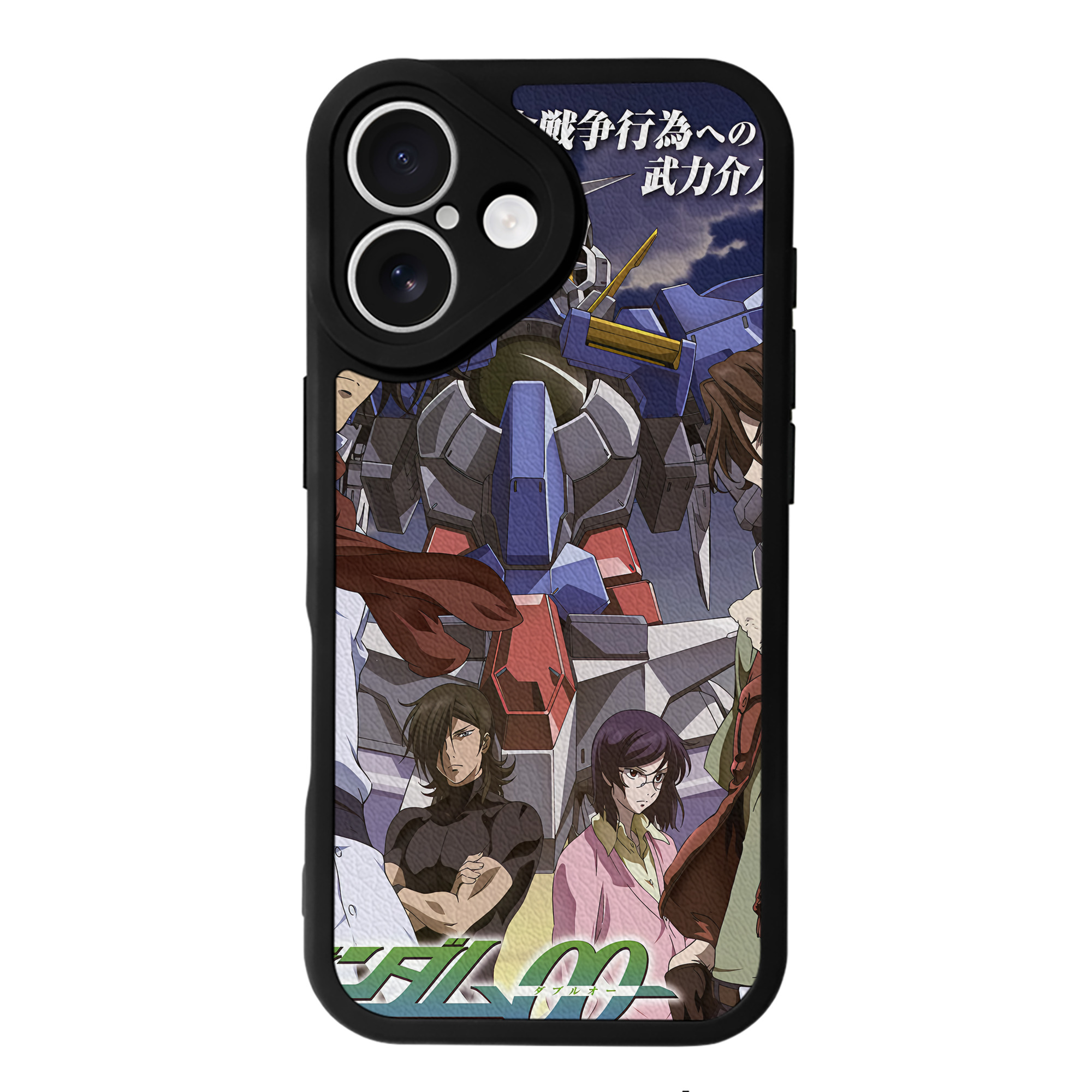 （画像用） 機動戦士ガンダム Mobile Suit Gundam 【iPhone 16シリーズ対応】シリコンスマホケース（レザー調） 材質：シリコン